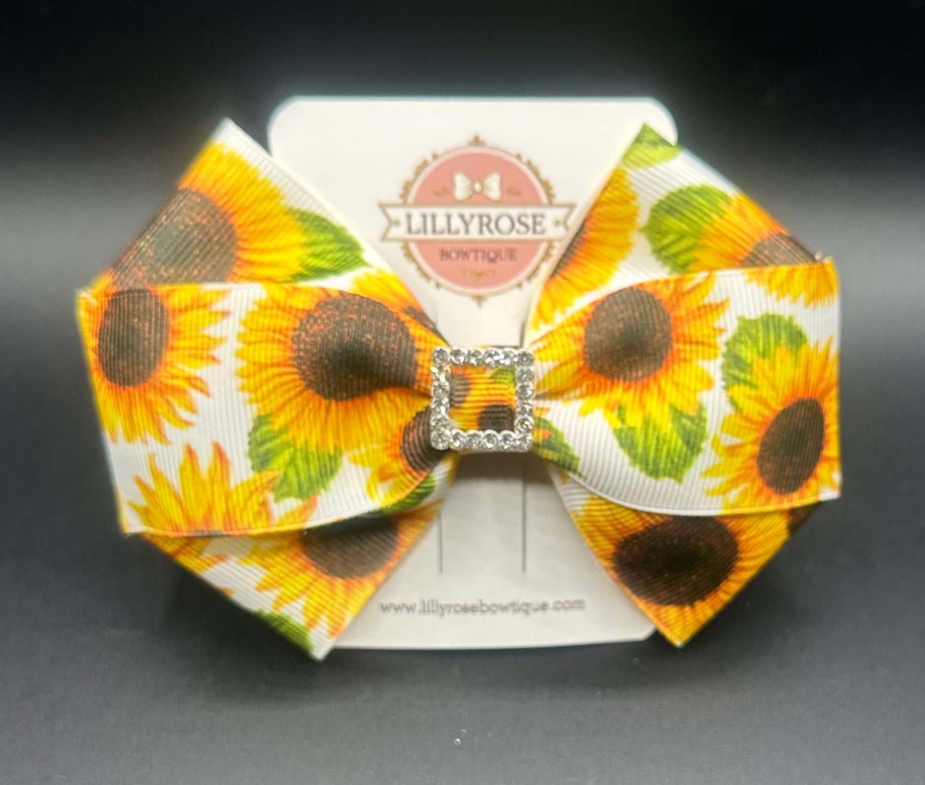 Molly - Sparkly Sunflowers with an Alligator Clip