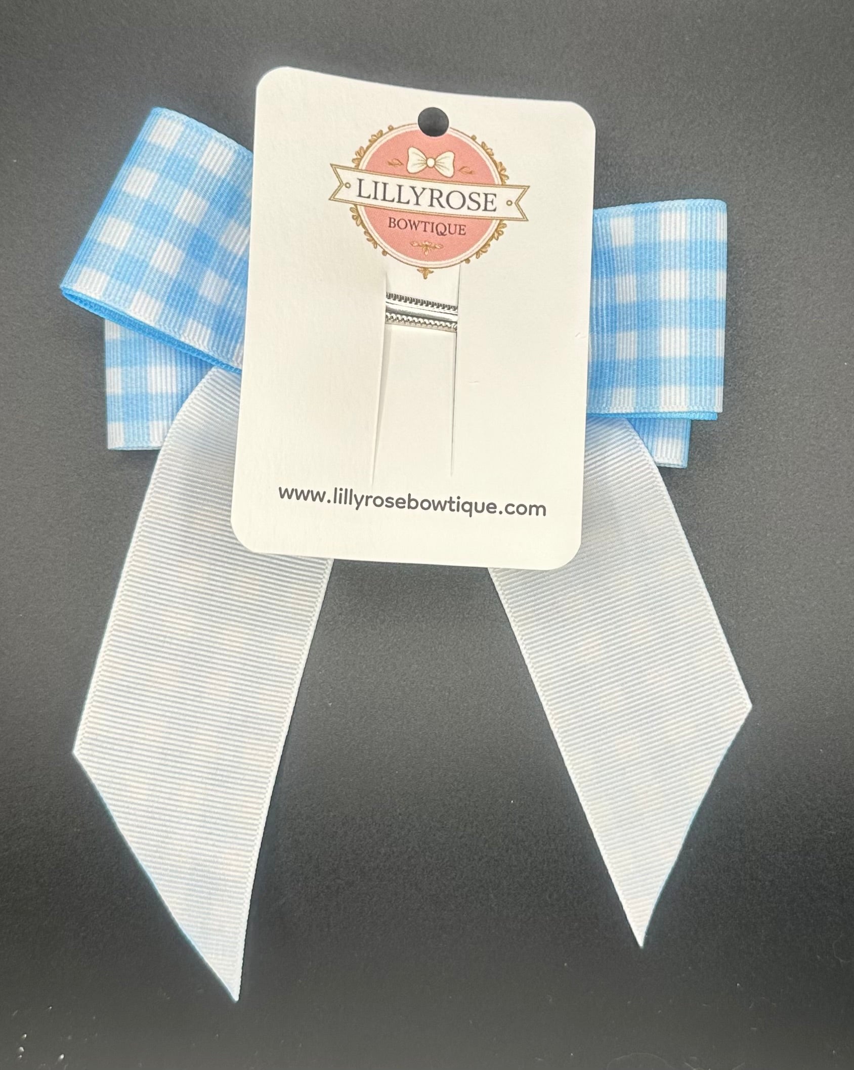 Katie - Blue Gingham ￼