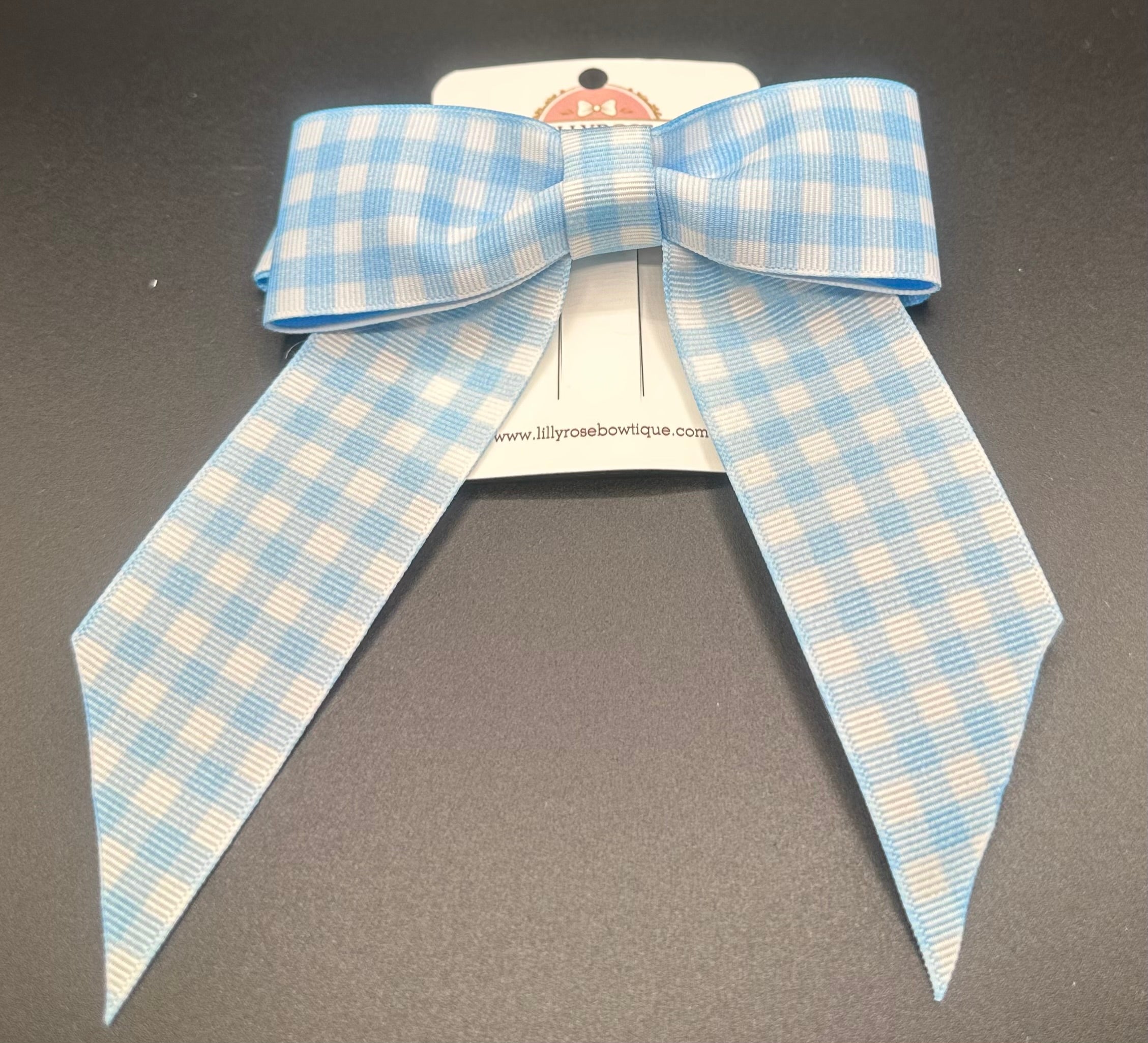 Katie - Blue Gingham ￼