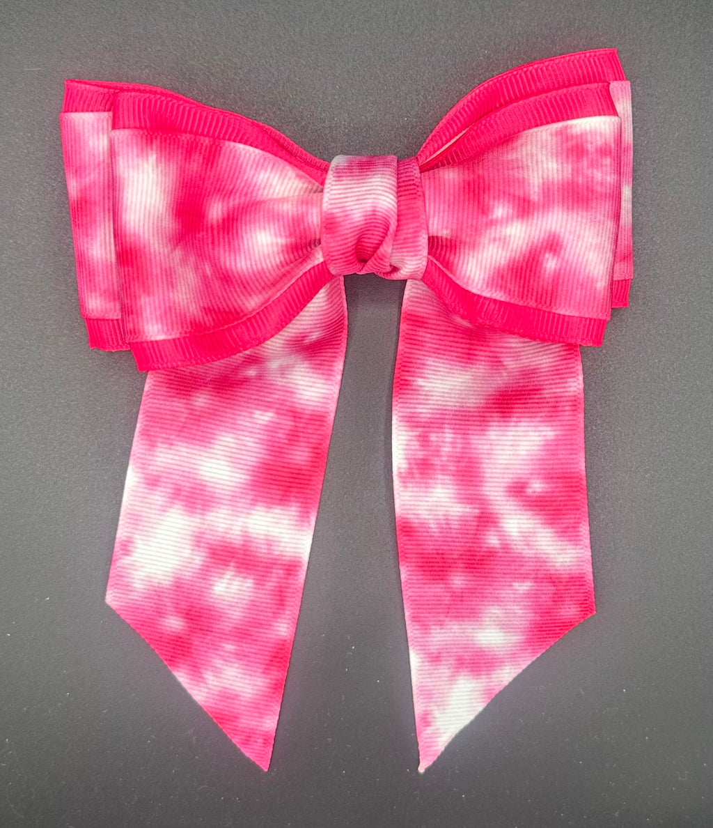 Katie - Hot Pink Tie-Dye