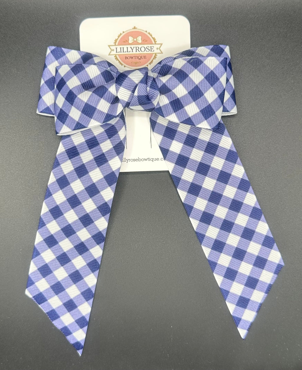 Katie - Navy Gingham