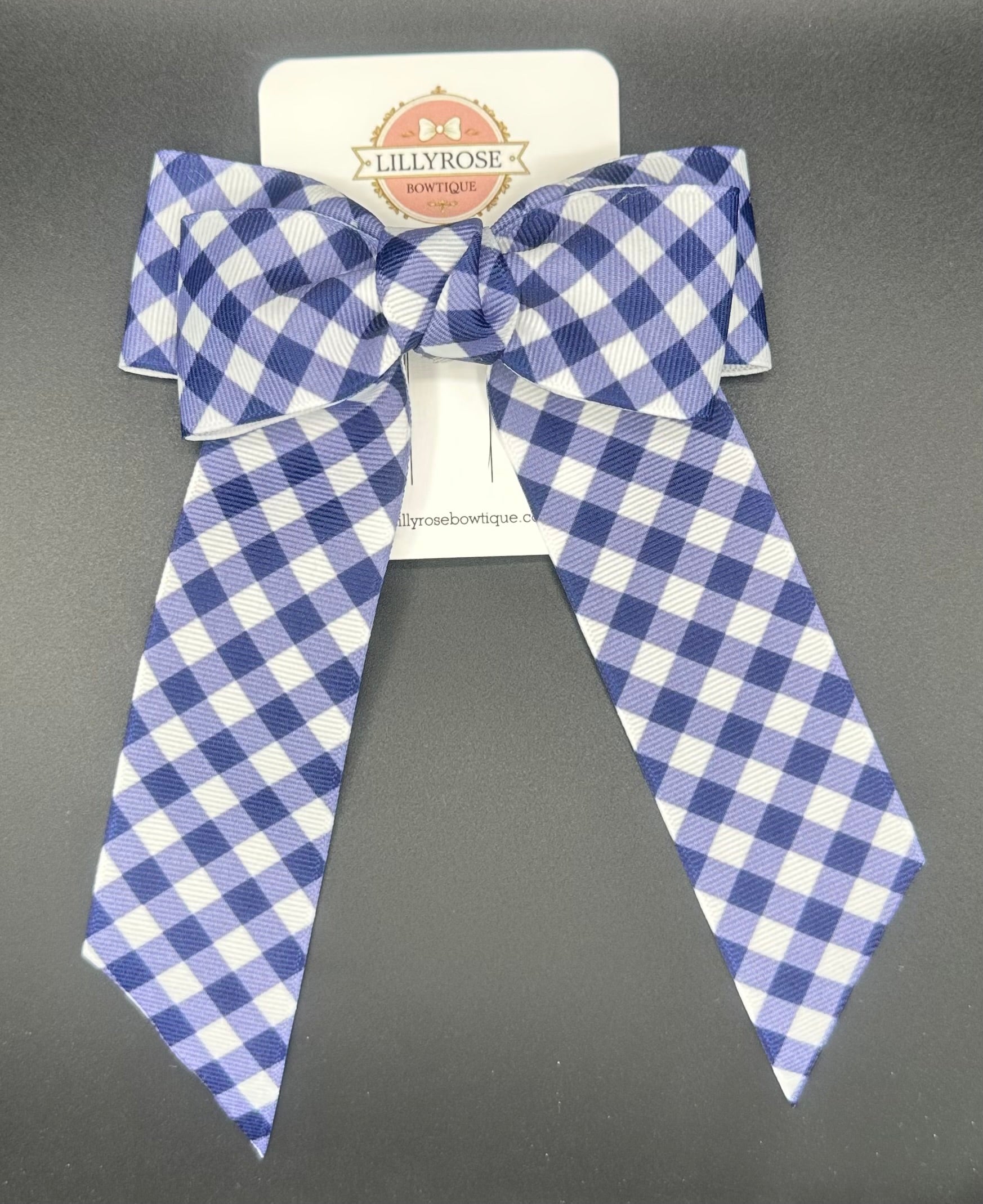 Katie - Navy Gingham