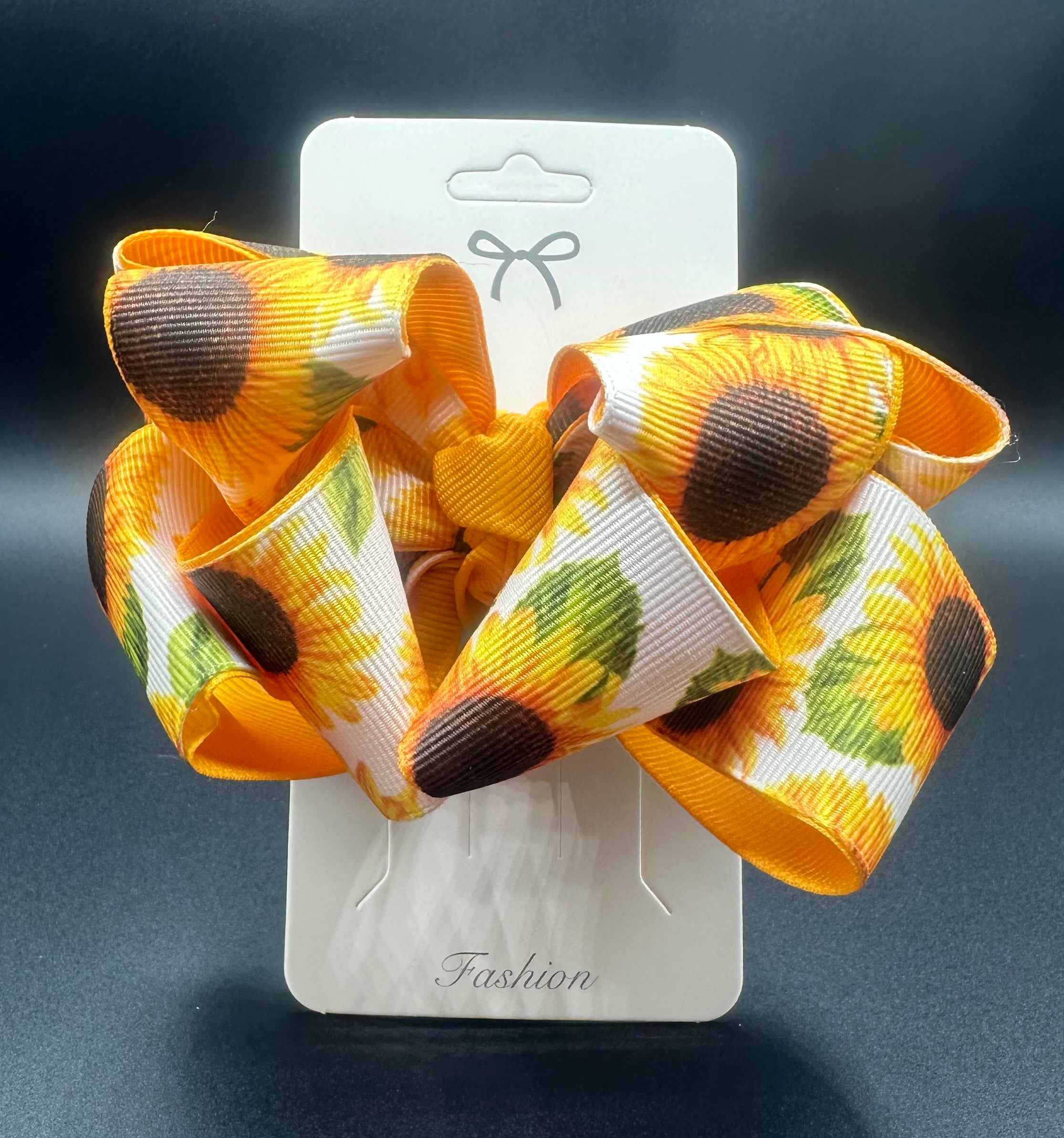 LillyRose - Sunflower with Alligator Clip - Size: Medium