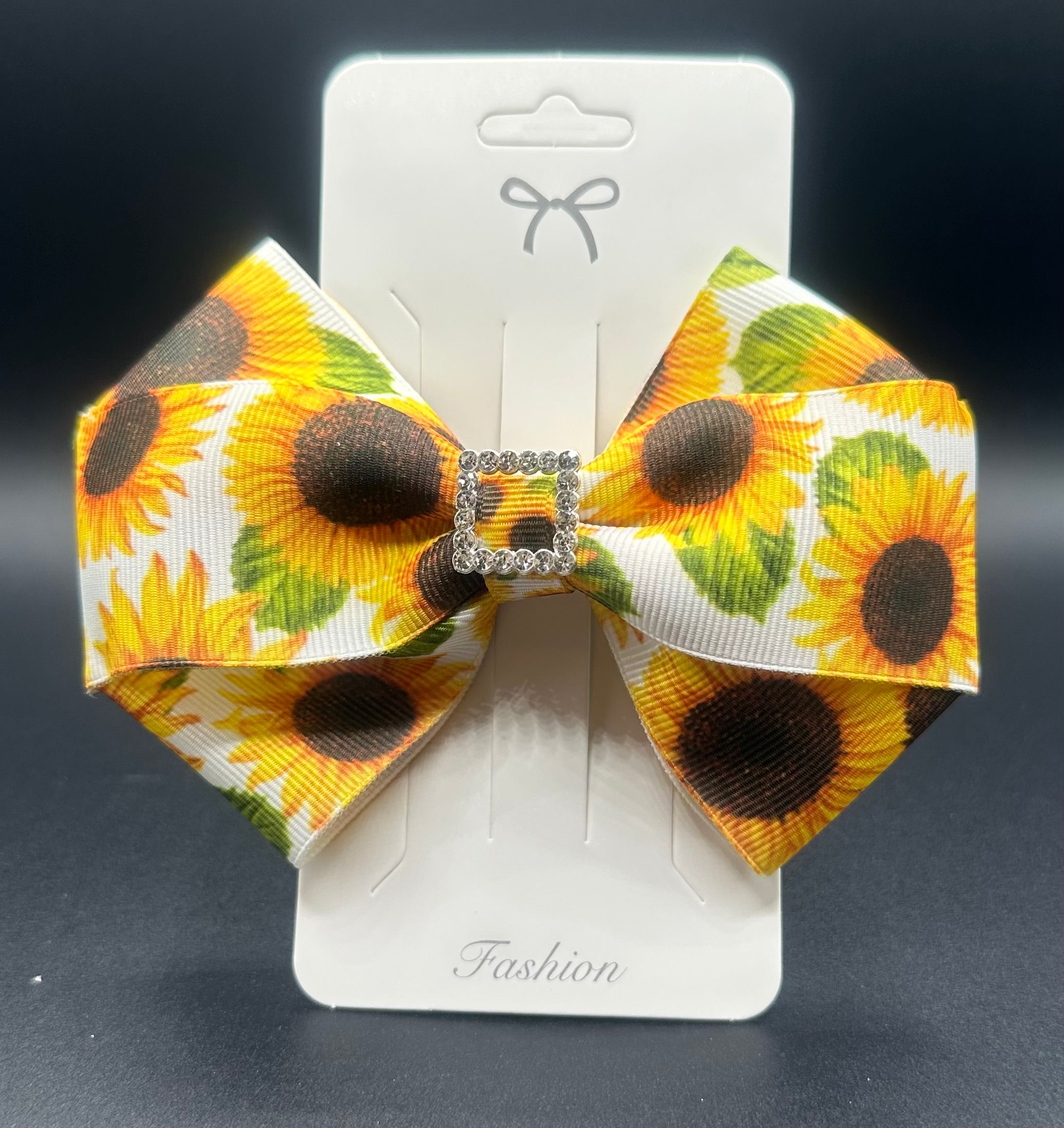 Molly - Sparkly Sunflowers with an Alligator Clip