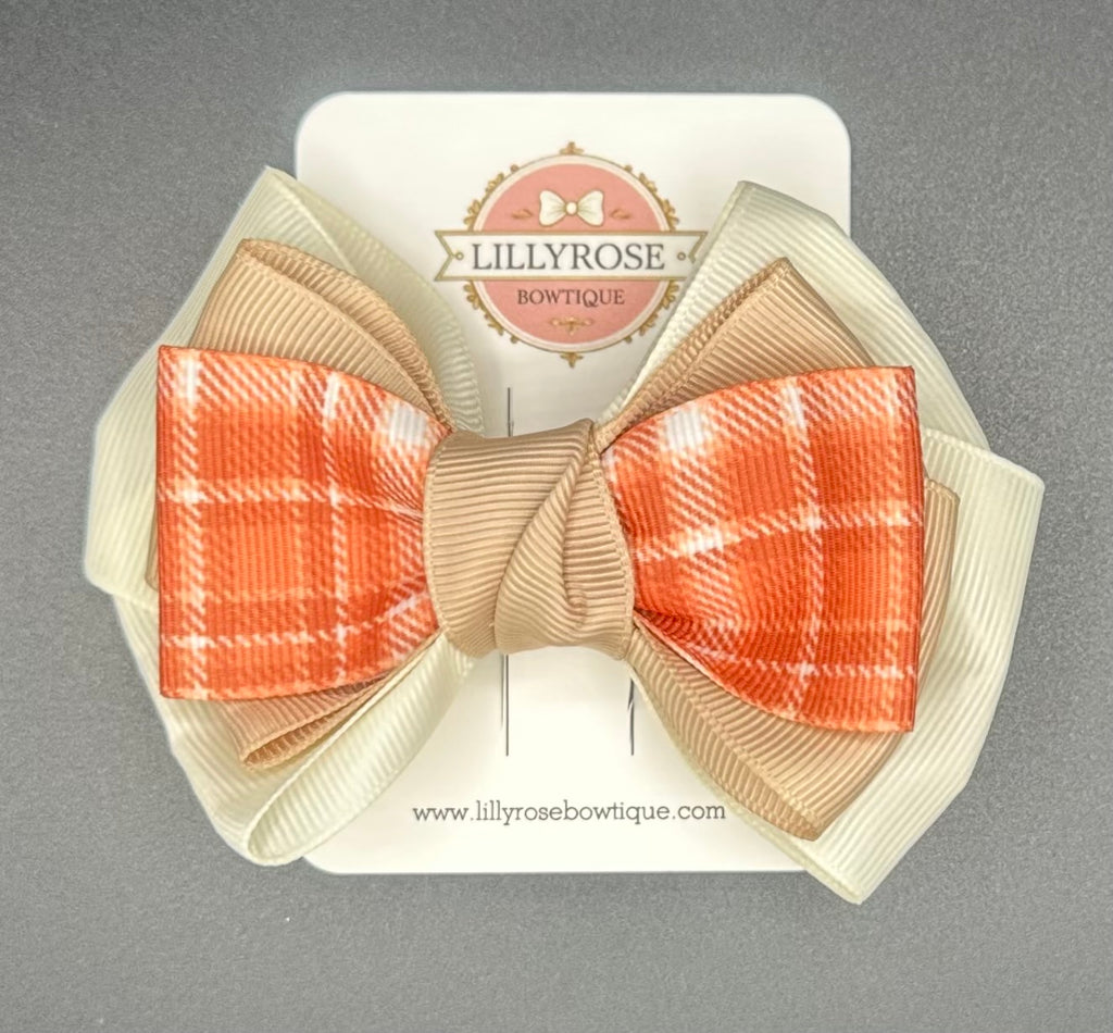 Charlotte - Pumpkin Spice Plaid