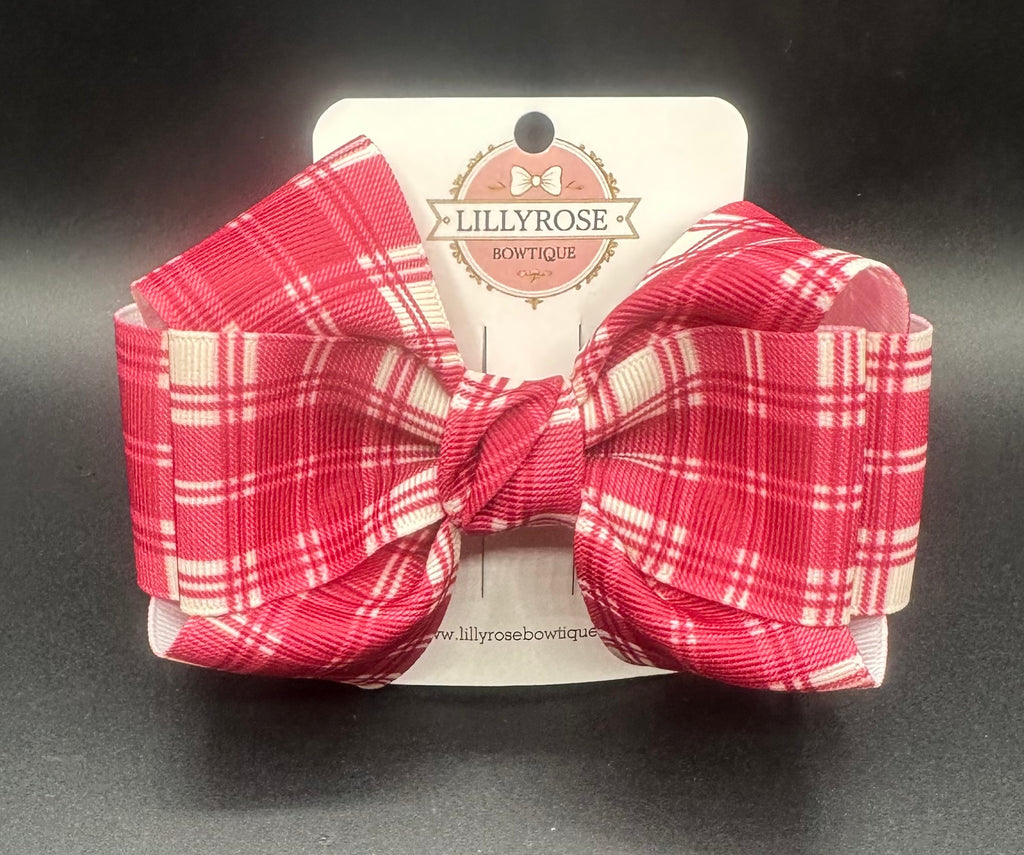 Daisy - Cranberry Plaid