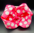 Evie - Pink and Sparkly White Polkadots ￼