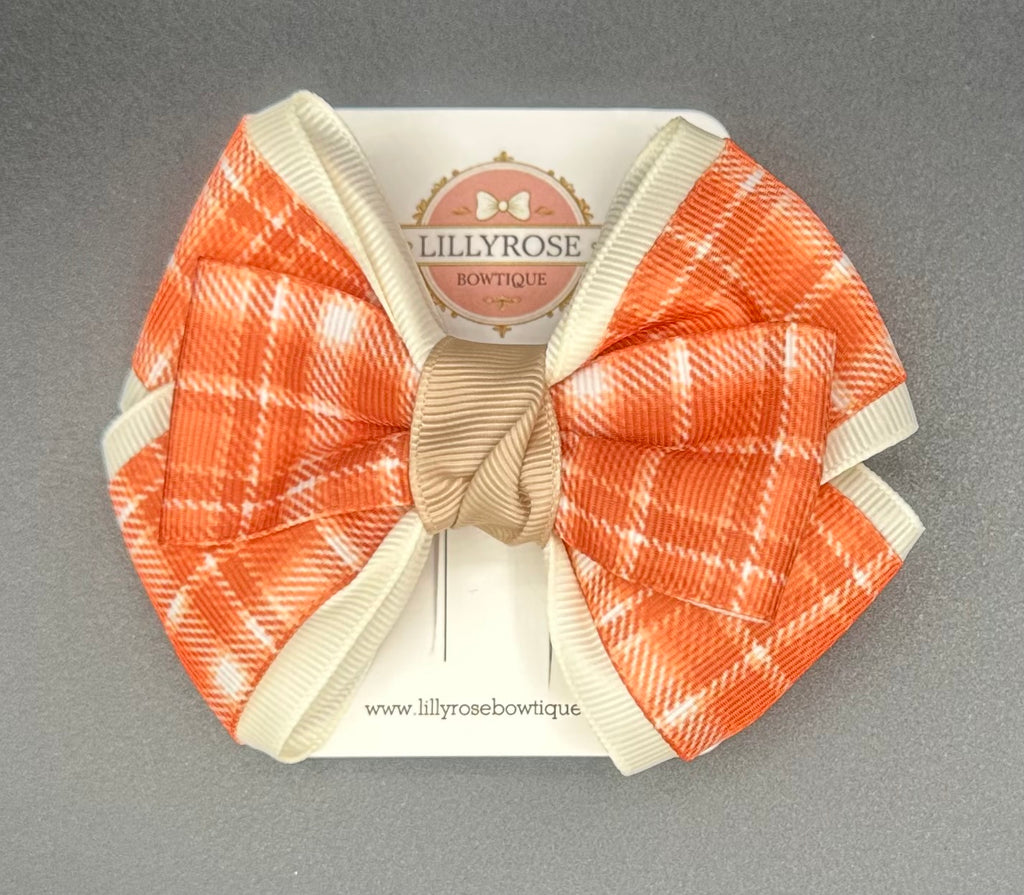Lucy - Pumpkin Spice Plaid