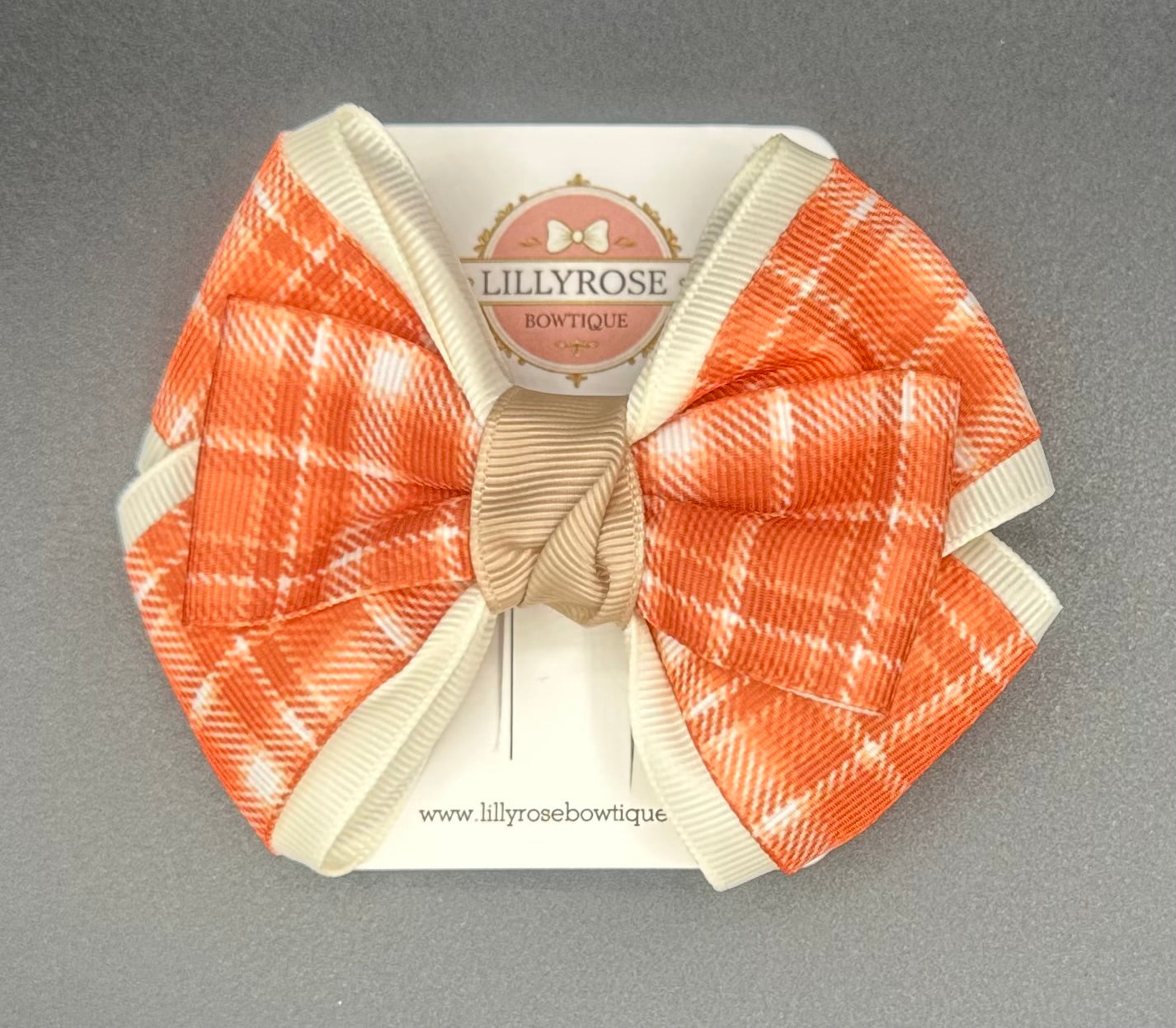 Lucy - Pumpkin Spice Plaid