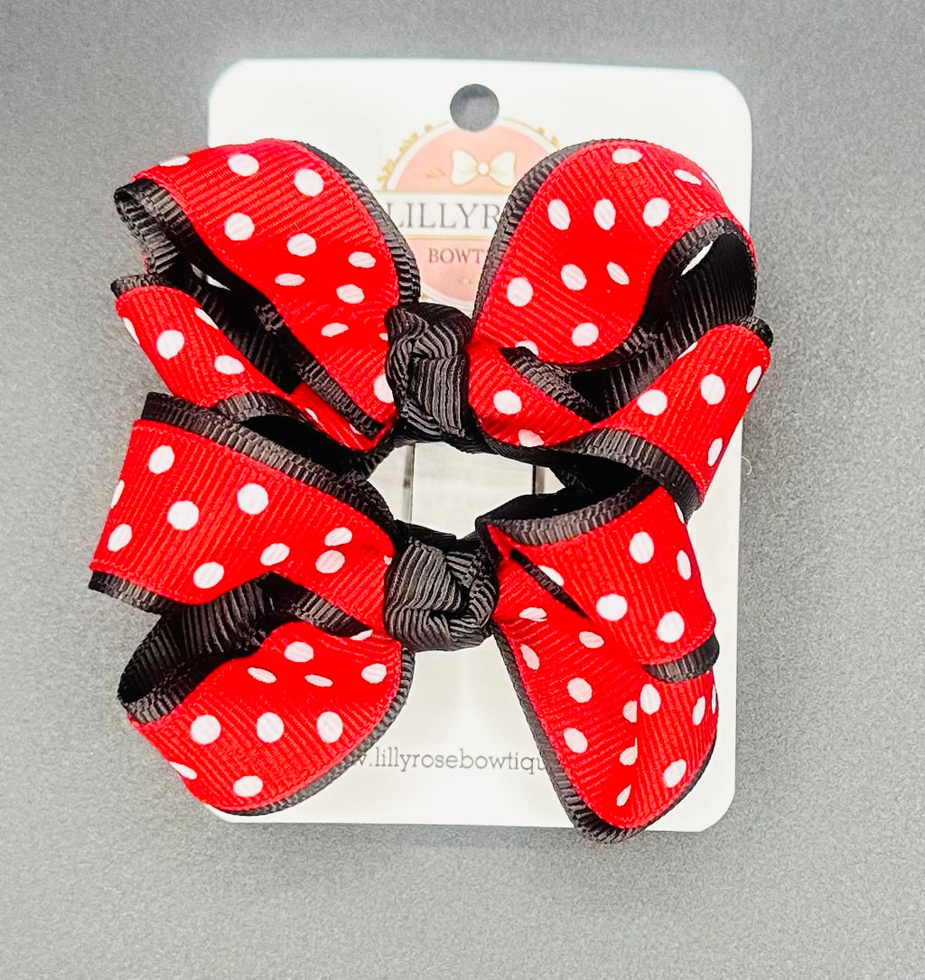 Evie - Minnie Mouse Inspired Pigtails