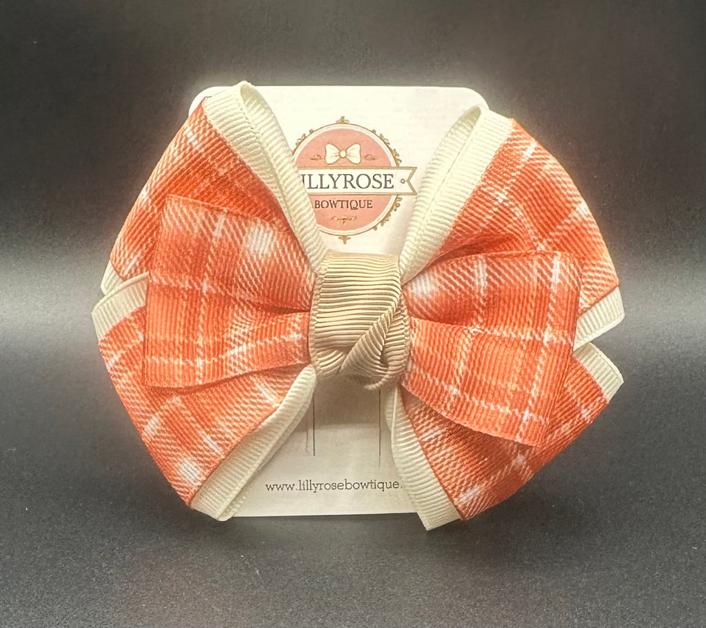 Lucy - Pumpkin Spice Plaid