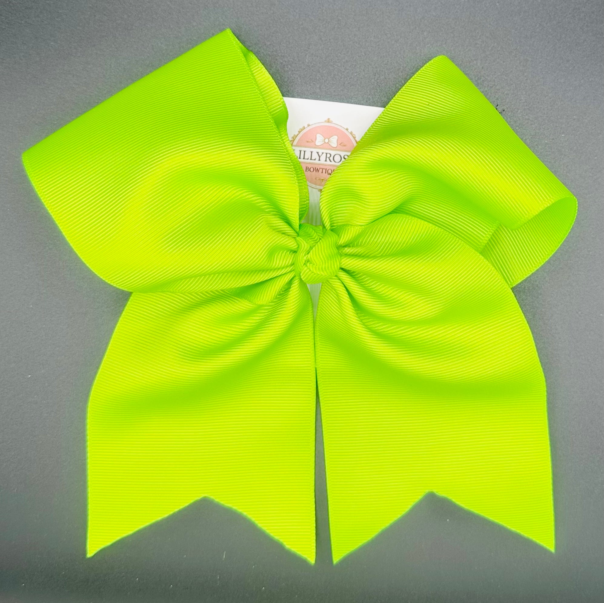 Kelli Anne - Lime Green Classic Bow