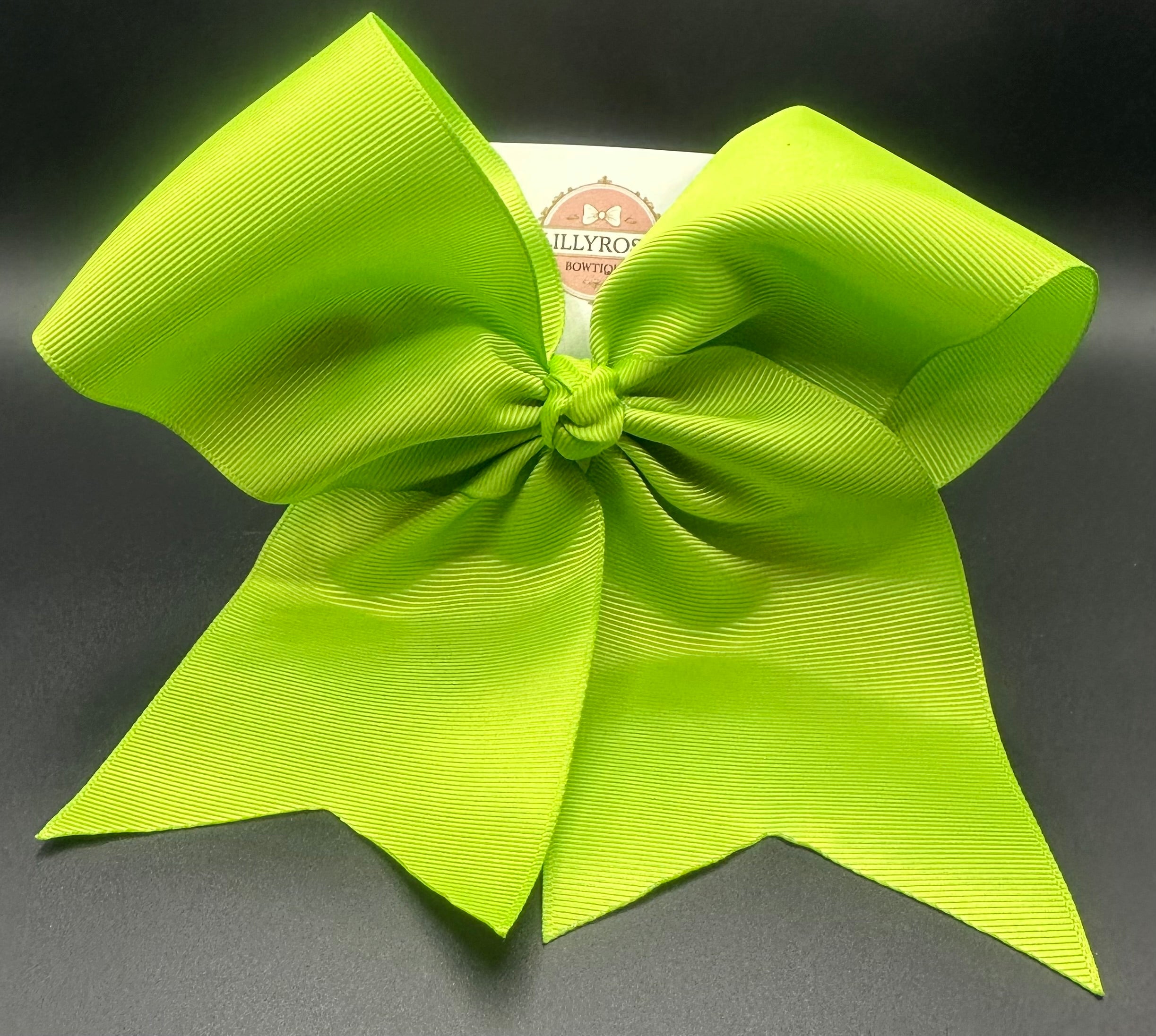 Kelli Anne - Lime Green Classic Bow