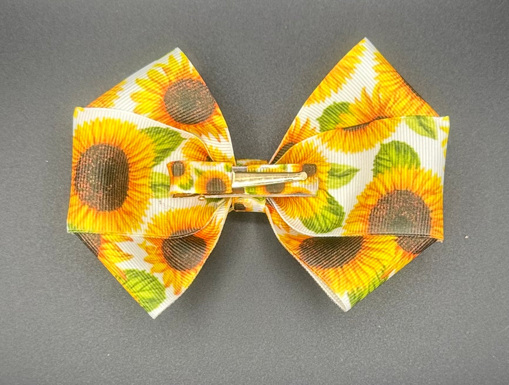 Molly - Sparkly Sunflowers with an Alligator Clip