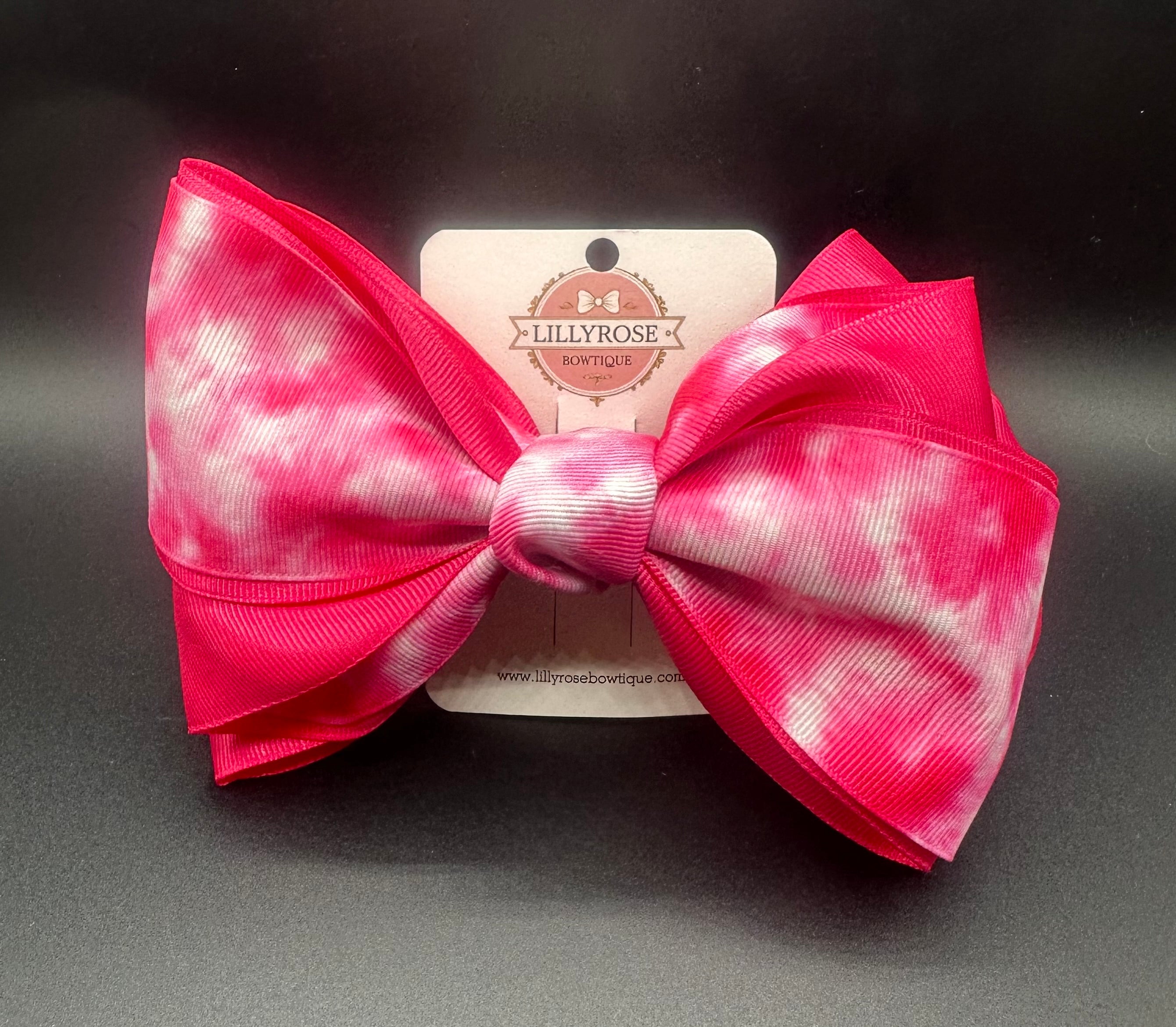 Emmalyn - Hot Pink Tie-Dye
