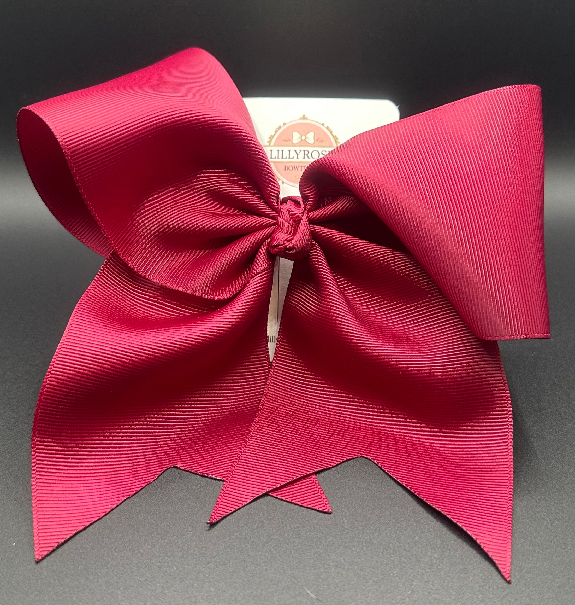Kelli Anne - Maroon Classic Bow￼
