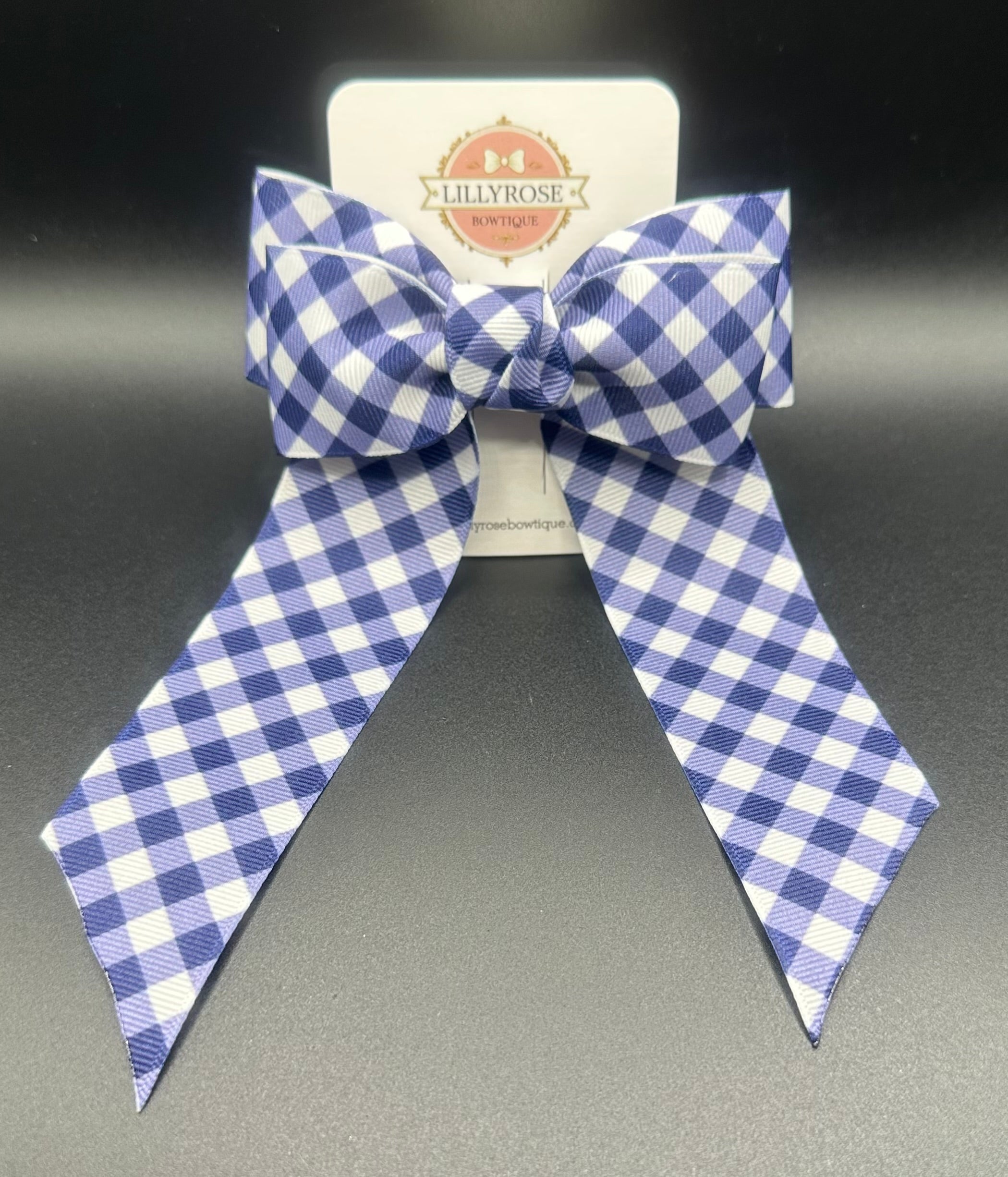 Katie - Navy Gingham
