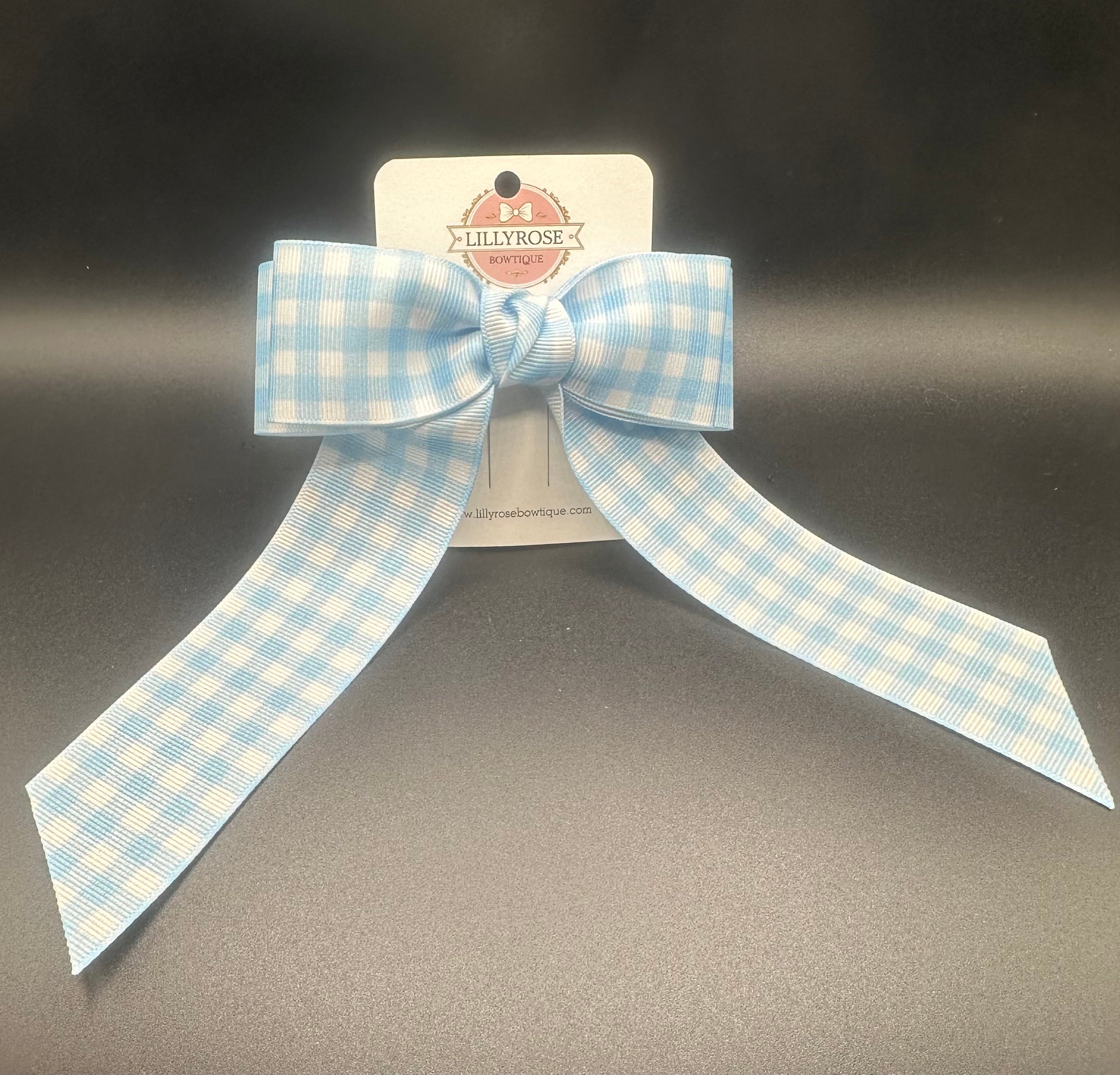 Scarlett - Blue Gingham