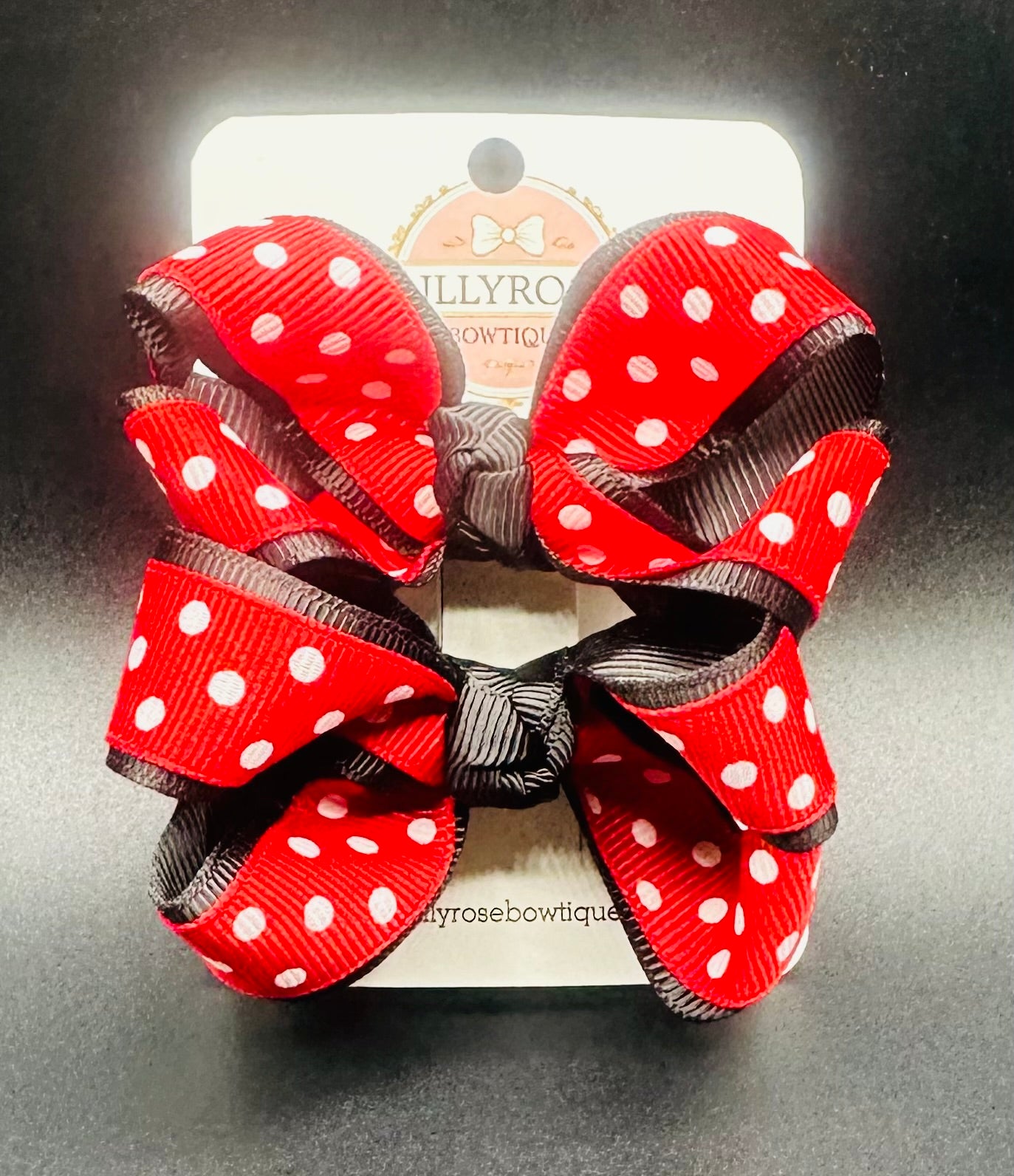 Evie - Minnie Mouse Inspired Pigtails