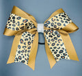 Kelli - Leopard Cheer Bow
