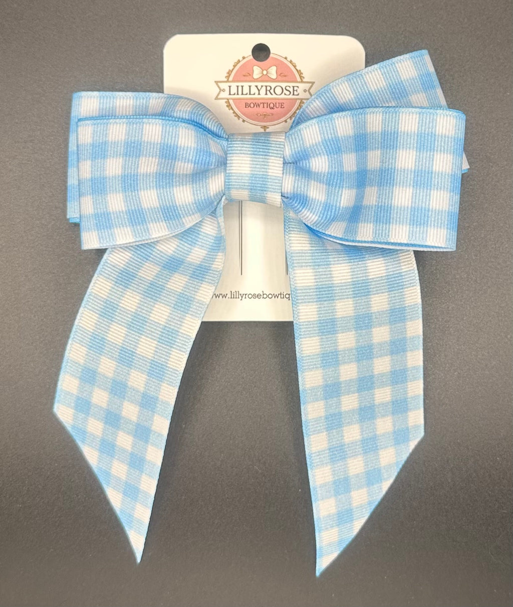 Katie - Blue Gingham ￼