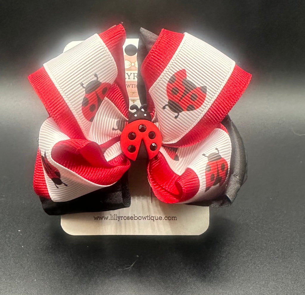 LillyRose - Ladybug with Alligator Clip - Size Small