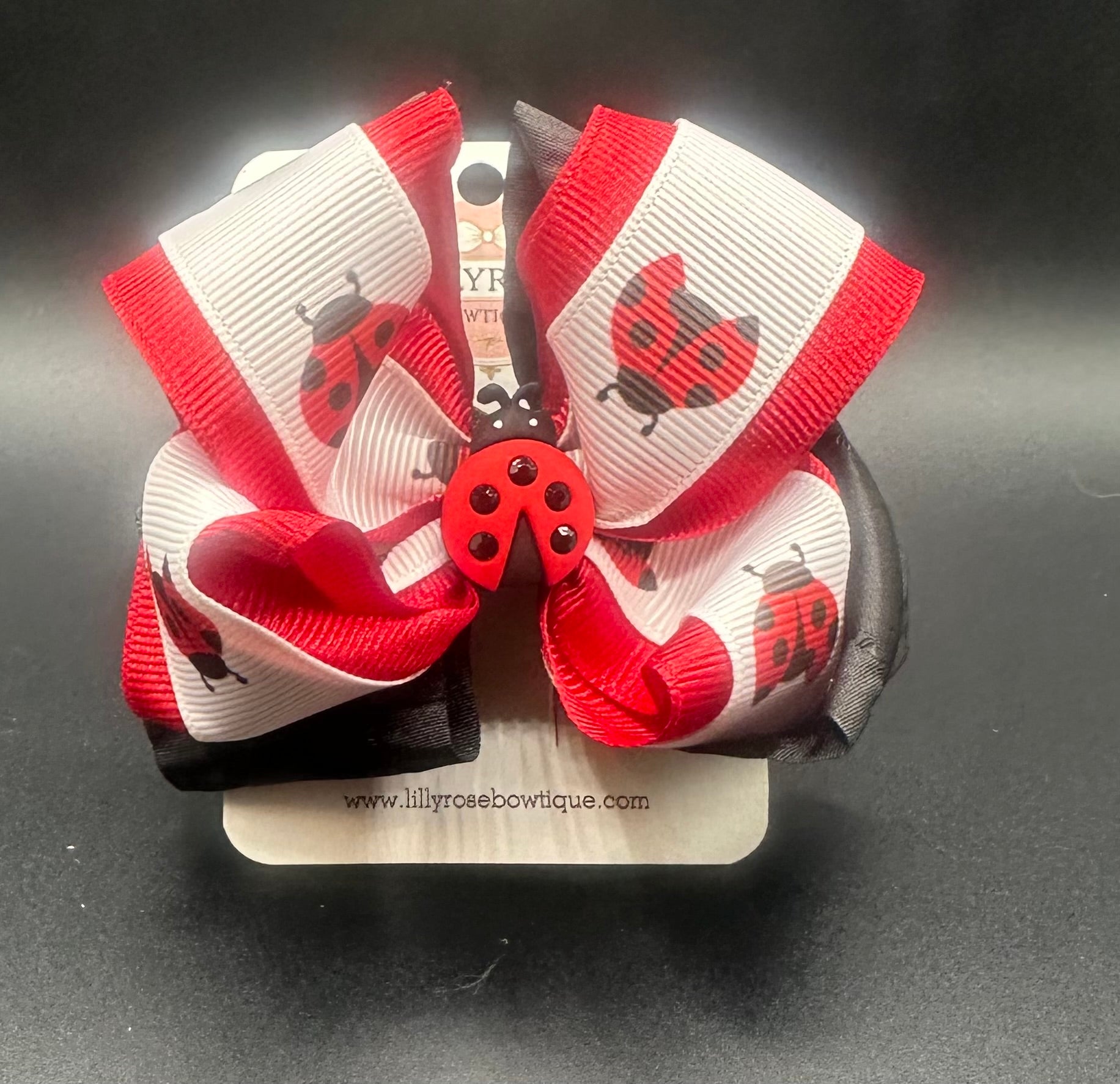 LillyRose - Ladybug with Alligator Clip - Size Small