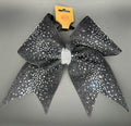 Kelli - ￼Glittery Black with Rhinestones and Dove Tail