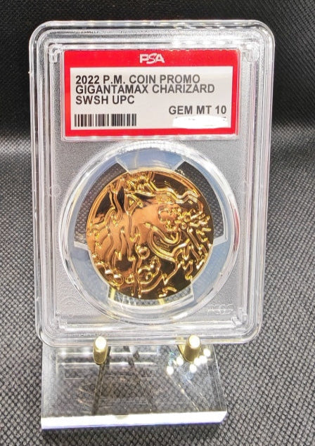 Pokemon Charizard UPC Coin PSA 10