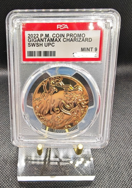 Pokemon Charizard UPC Coin PSA 9