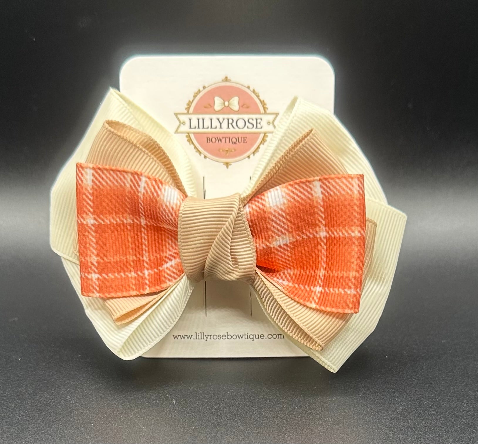 Charlotte - Pumpkin Spice Plaid